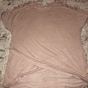 Open shoulder flowy top